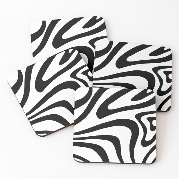 Item preview, Black and white Liquid Wavy Pattern. Swirl Style. by Mill2023 designed and sold by Mill2023.