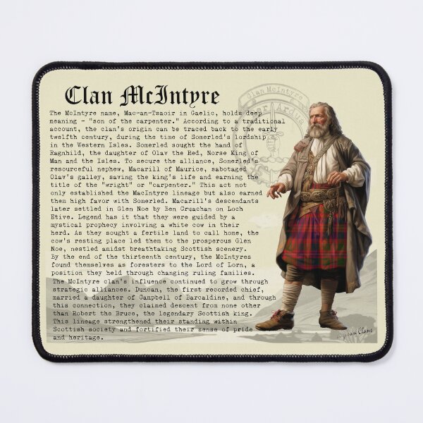 Item preview, Clan McIntyre Scottish Clan History  designed and sold by BagTown Clans.