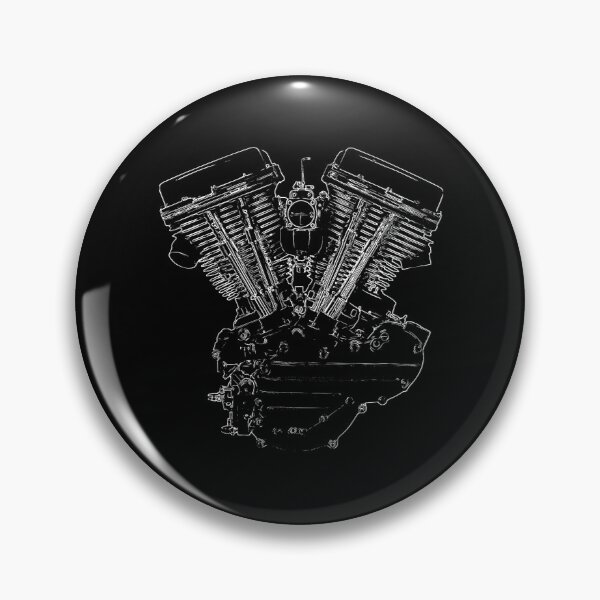 Item preview, Panhead motor outline designed and sold by fil00.