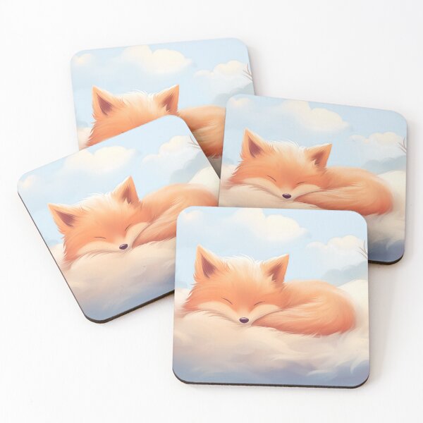 Item preview, A Sleeping Fox on a Fluffy White Cloud designed and sold by unimuse.
