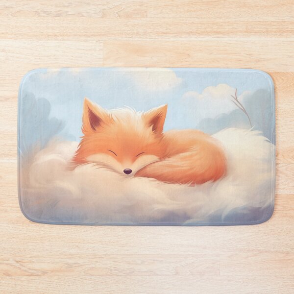 Item preview, A Sleeping Fox on a Fluffy White Cloud designed and sold by unimuse.