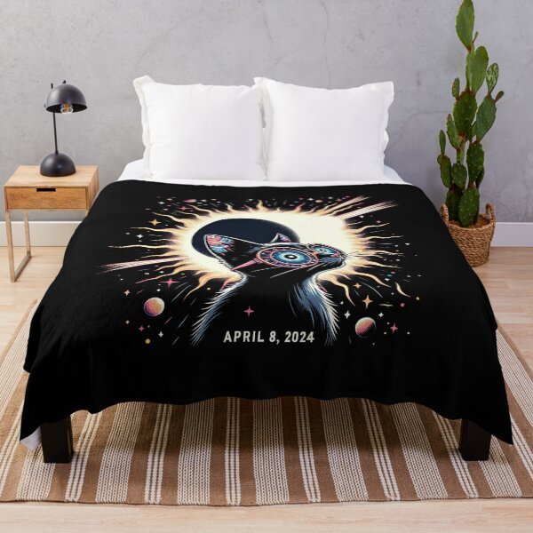 Item preview, 2024 Solar Eclipse Shirt CatWearing Solar Eclipse Glasses T-Shirt designed and sold by MAPDDesigns.