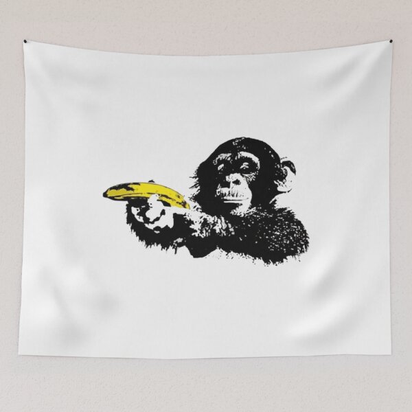 Item preview, Banksy Banana Monkey designed and sold by Gianyyu.