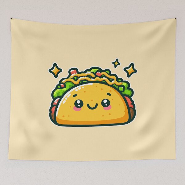 Item preview, Kawaii Cute Taco 3 | Foods and Beverages for Men and Women t-shirt designed and sold by panchiTWO.