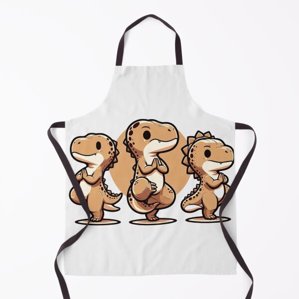 Item preview, T-Rex tries Yoga  designed and sold by figouraArtstic.
