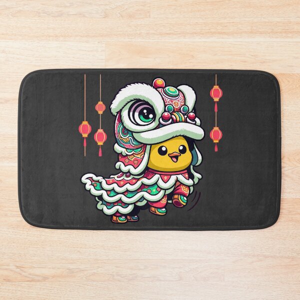 Item preview, Cute Duck in Lion Dance Costume Dancing designed and sold by merchloh128.