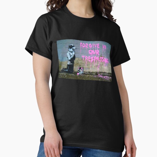Item preview, Banksy Forgive Us Our Trespassing designed and sold by Gianyyu.