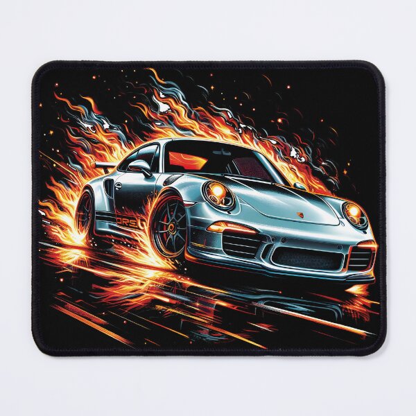 Item preview, Drifit car fire T-Shirt automotive designed and sold by PrintyArts.