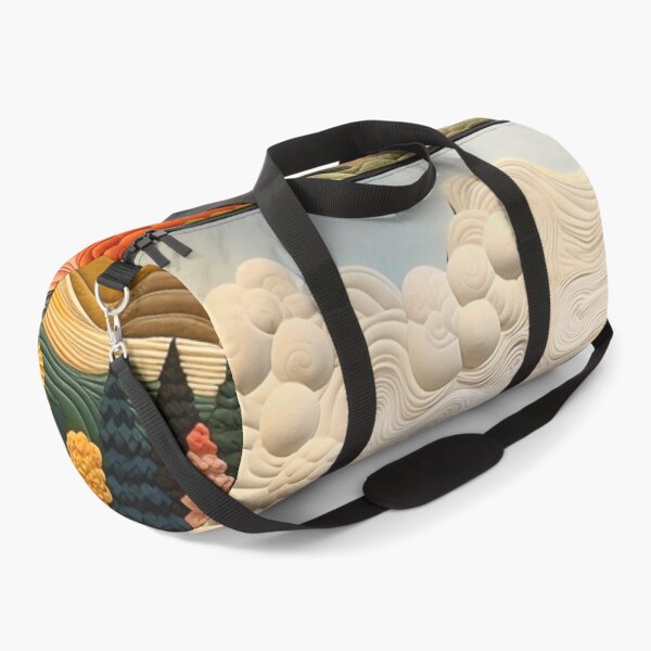 Item preview, Quilted Art - Countryside Farm with Rolling Hills designed and sold by HausKatz.