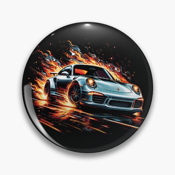 Item preview, Drifit car fire T-Shirt automotive designed and sold by PrintyArts.