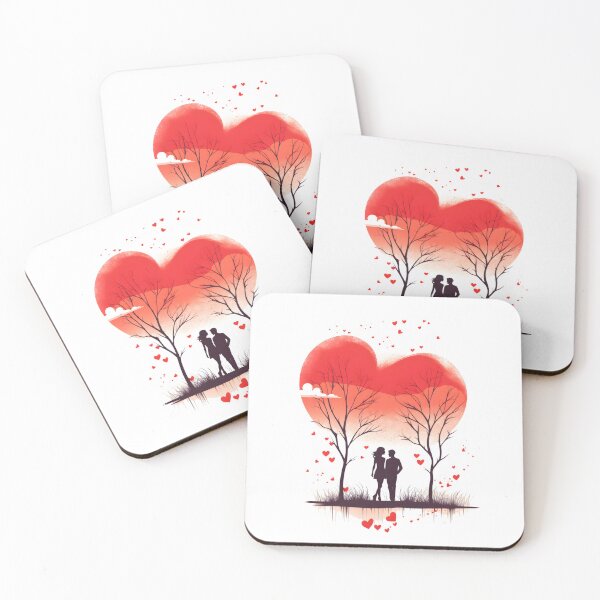 Item preview, Valentine's Couple Artwork designed and sold by ArtbyAiGallery.