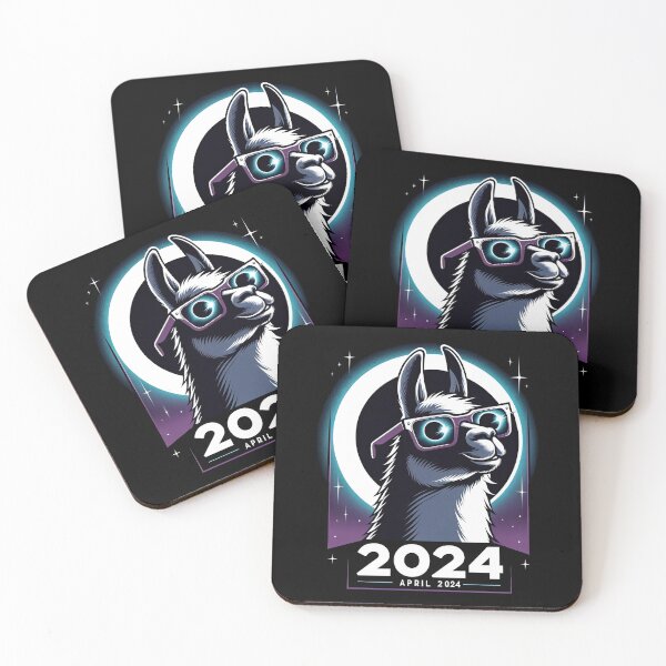 Item preview, 2024 Solar Eclipse Shirt Llama Wearing Solar Eclipse Glasses T-Shirt designed and sold by MAPDDesigns.