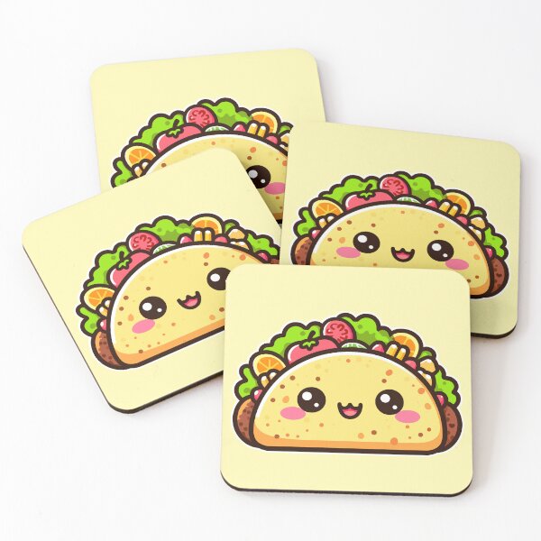 Item preview, Kawaii Cute Taco 4 | Foods and Beverages for Men and Women t-shirt designed and sold by panchiTWO.