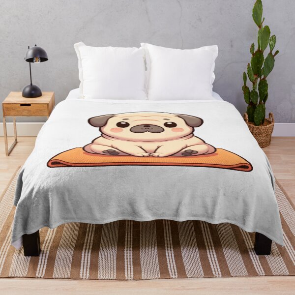 Item preview, Chubby Pug in Zen designed and sold by figouraArtstic.