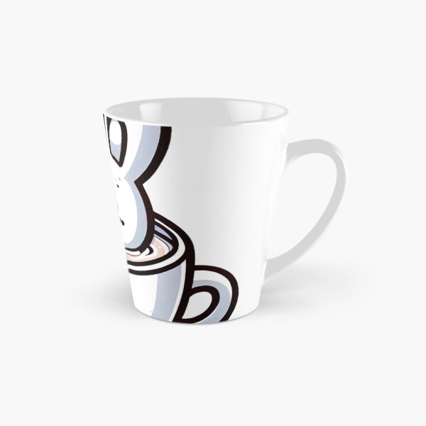 Item preview, "Cozy Rabbit in Milk Tea Cup: Heartwarming Vector Graphic on White Background" designed and sold by Huycao211.