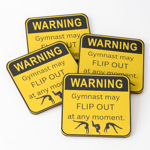 Artikelvorschau, Gymnastik-Warnschild entworfen und verkauft von CCRivette.