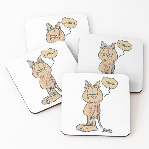 Item preview, Garfield Lying Cat designed and sold by PyeDesign.