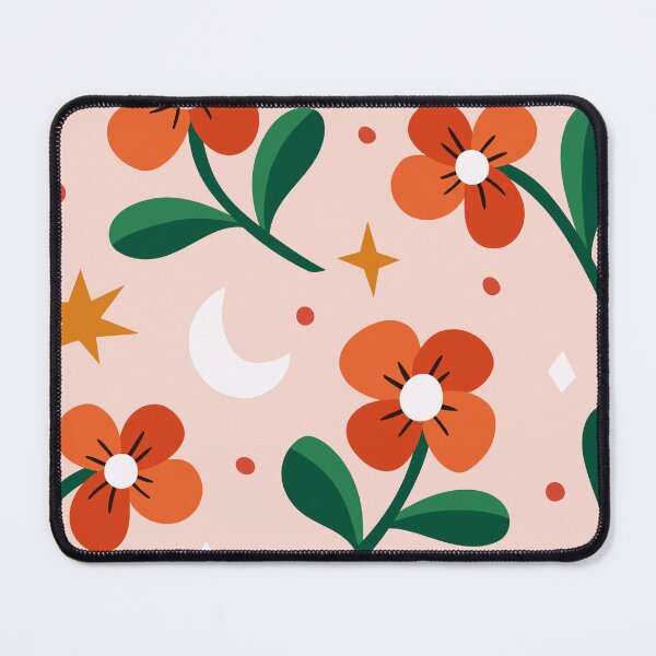 Item preview, Celestial Flowers on Pink designed and sold by greenoriginals.