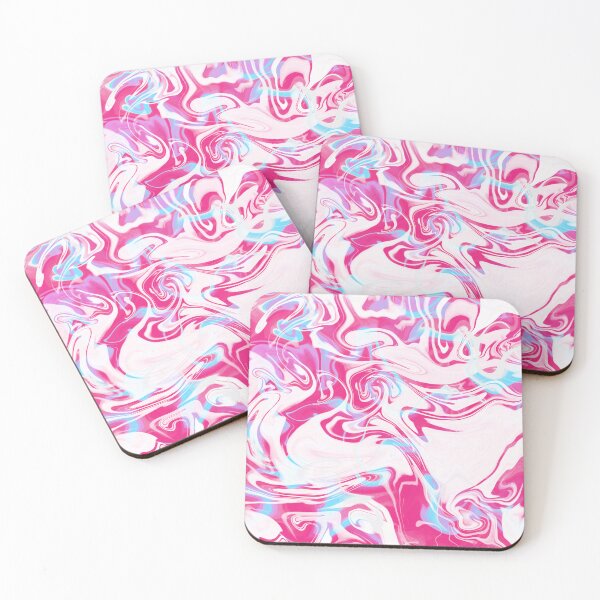 Item preview, Psychedelic Bliss Whimsical Pinks and Electric Blues designed and sold by DicenCute.