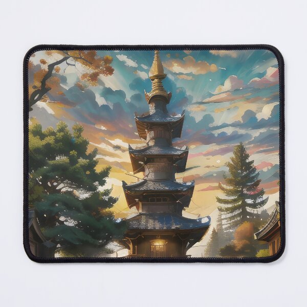 Item preview, Traditional Wooden Pagoda (Tō) and Temple (Tera) designed and sold by ZipperDragon88.