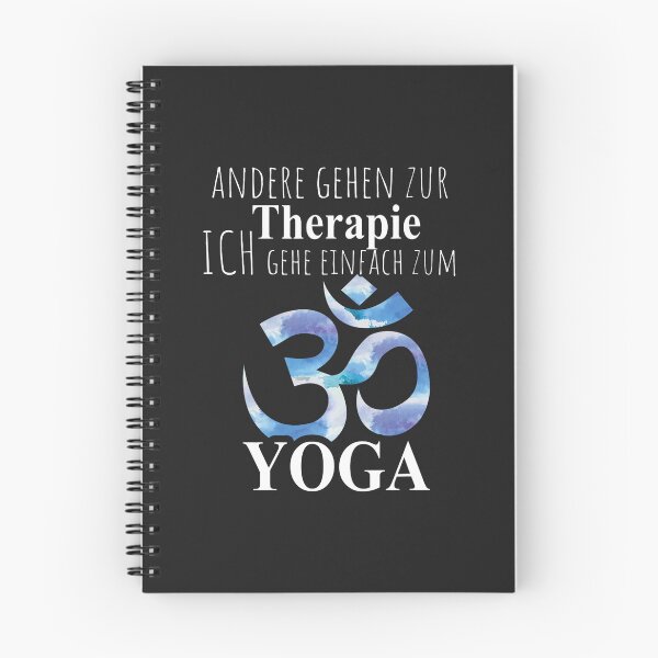 Item preview, Andere gehen zur Therapie Ich gehe zum Yoga Namaste Saying designed and sold by figouraArtstic.