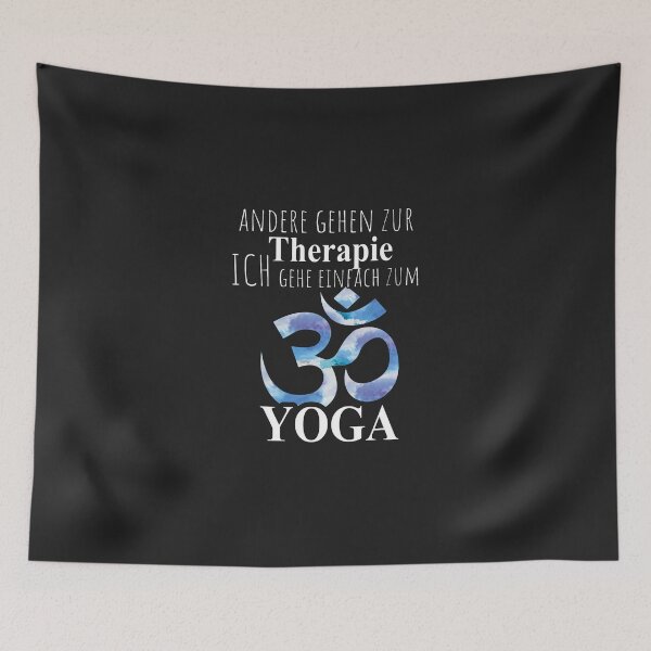 Item preview, Andere gehen zur Therapie Ich gehe zum Yoga Namaste Saying designed and sold by figouraArtstic.