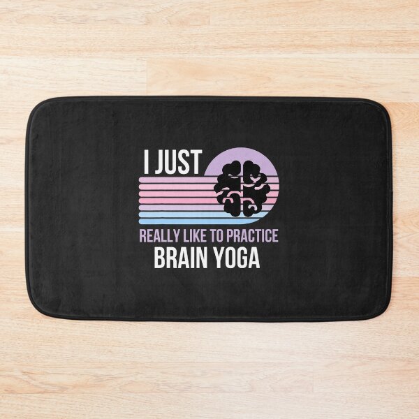 Item preview, Brain Yoga Love Spiritual Practice Retro Meditation Exercise designed and sold by figouraArtstic.