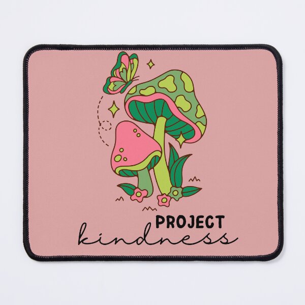 Item preview, Project Kindness - Retro Be Kind, Retro Hippie Mushrooms designed and sold by abeautifulife.