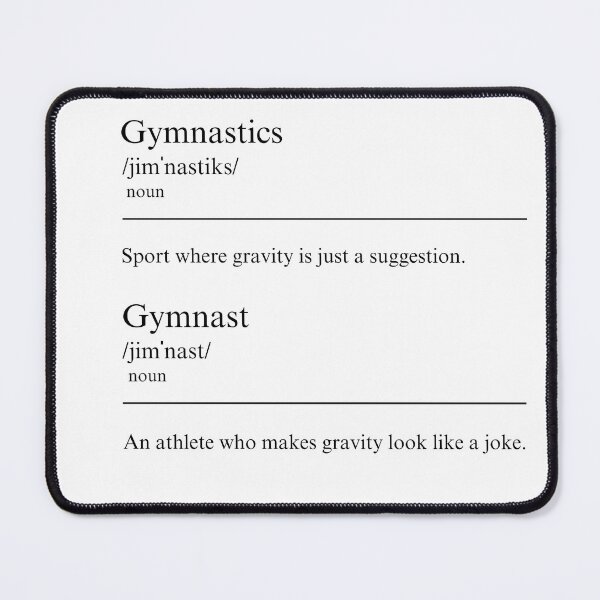 Item preview, Gymnastics and Gymnast Funny Definitions designed and sold by CCRivette.