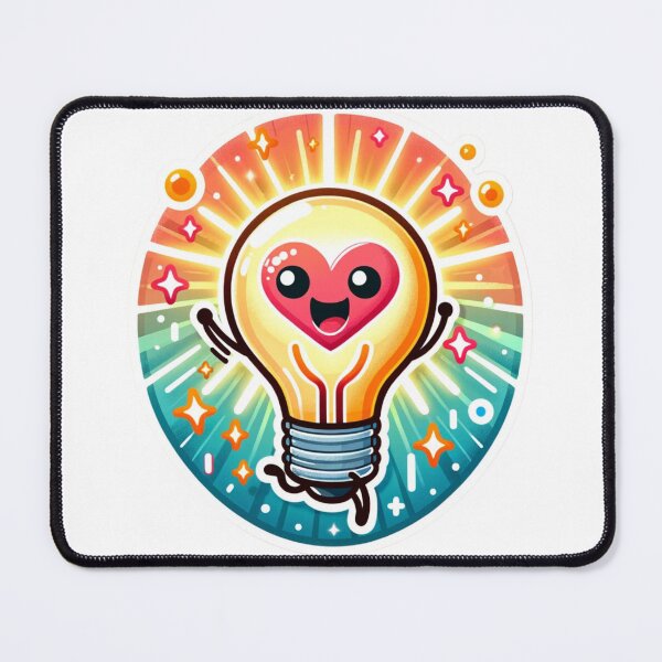 Item preview, Cheerful Radiant Lightbulb designed and sold by Anavai987.