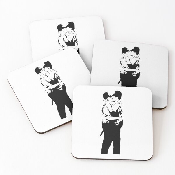 Item preview, Banksy Policemen Kissing designed and sold by Gianyyu.
