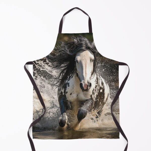 Item preview, Irish Cob Galloping through Water designed and sold by Elisabeth Lucas.
