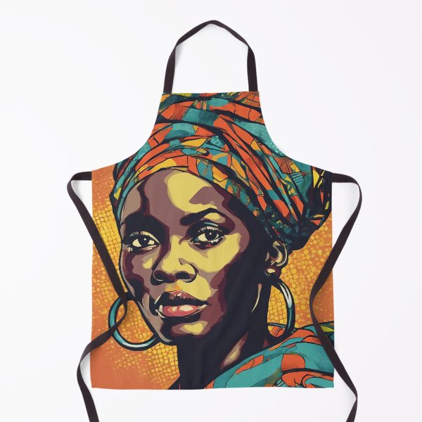 Item preview, Adanna Pop Art Portrait designed and sold by Yzakreativ.