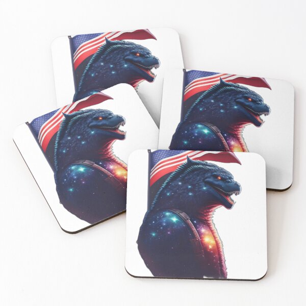 Item preview, Godzilla Flag Fusion :Flagzilla designed and sold by PrintopiaHaven.
