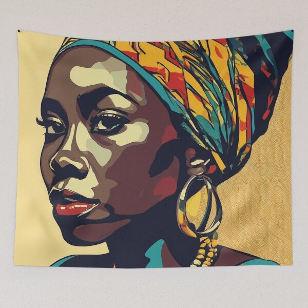Item preview, Nyala Pop Art Portrait designed and sold by Yzakreativ.