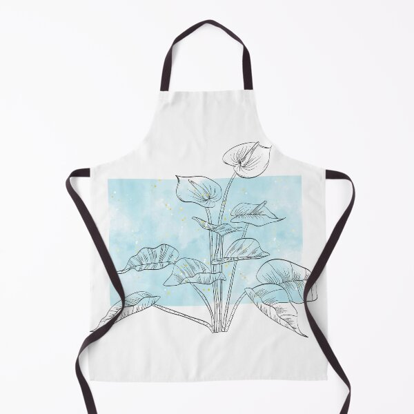 Item preview, Peace Lily on Blue designed and sold by jmggraphics.