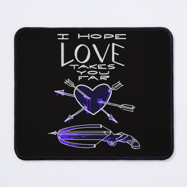 Item preview, I Hope Love Takes You Far - Blue designed and sold by CherryCatDraws.
