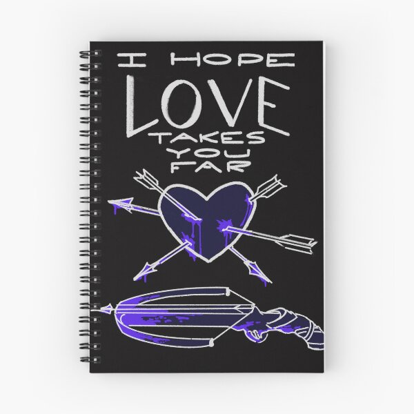 Item preview, I Hope Love Takes You Far - Blue designed and sold by CherryCatDraws.
