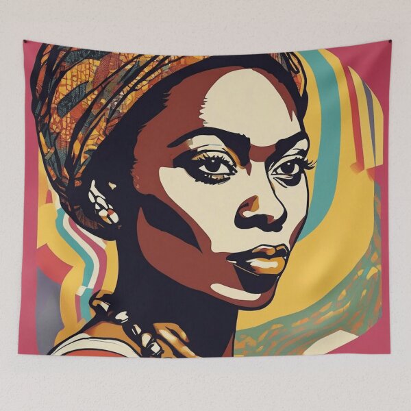 Item preview, Zola Pop Art Portrait designed and sold by Yzakreativ.