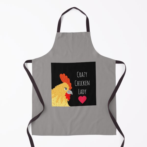 Item preview, Crazy Chicken Lady Heart Design designed and sold by PosieBB.