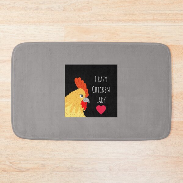Item preview, Crazy Chicken Lady Heart Design designed and sold by PosieBB.
