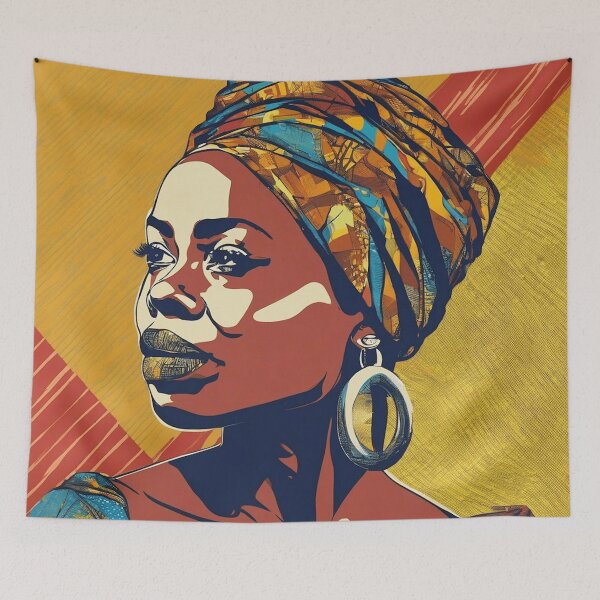 Item preview, Nandi Pop Art Portrait designed and sold by Yzakreativ.