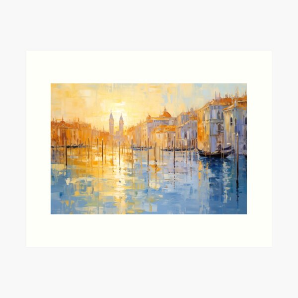 Item preview, Venice city painting designed and sold by ururuty.