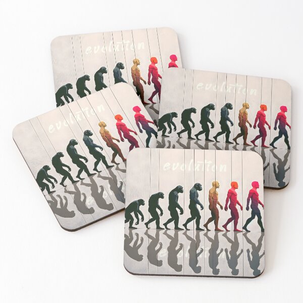 Item preview, Evolutionary March Canvas Art designed and sold by inkArtistryfine.