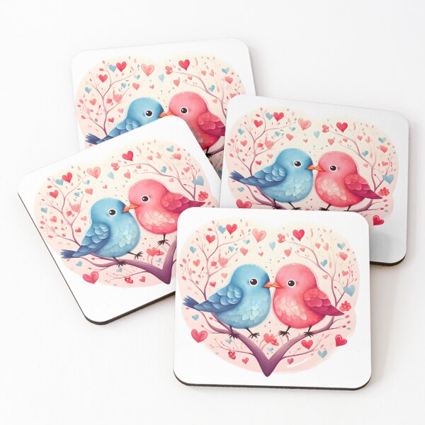 Item preview, Love Birds designed and sold by ArtbyAiGallery.