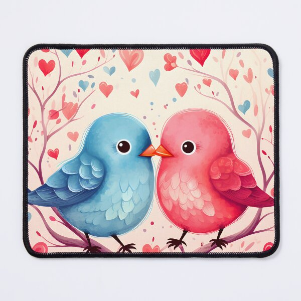 Item preview, Pájaros del amor designed and sold by ArtbyAiGallery.