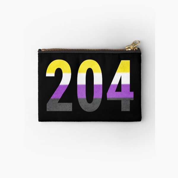 Item preview, 204 Manitoba Area Code Non Binary designed and sold by BackgroundPixel.