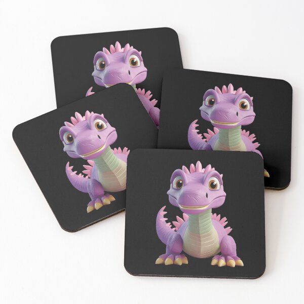 Item preview, Trendy Purple Dino DJ - Kids Fashionable Dinosaur with Sunglasses designed and sold by Tajoo.