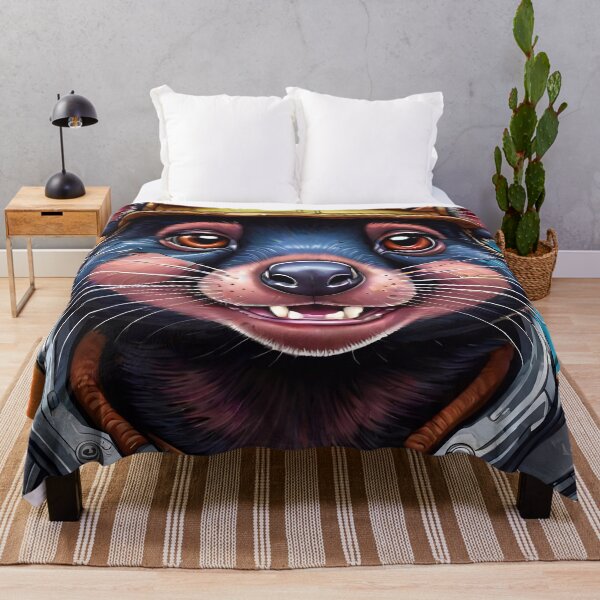 Item preview, Cute Cyborg Australian Tasmanian Devil Graffiti Art designed and sold by TheArtOfPat.