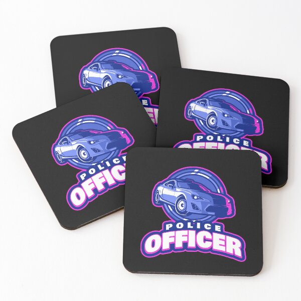 Item preview, Police Officer Design with Cool Car designed and sold by PRIVARSHU.